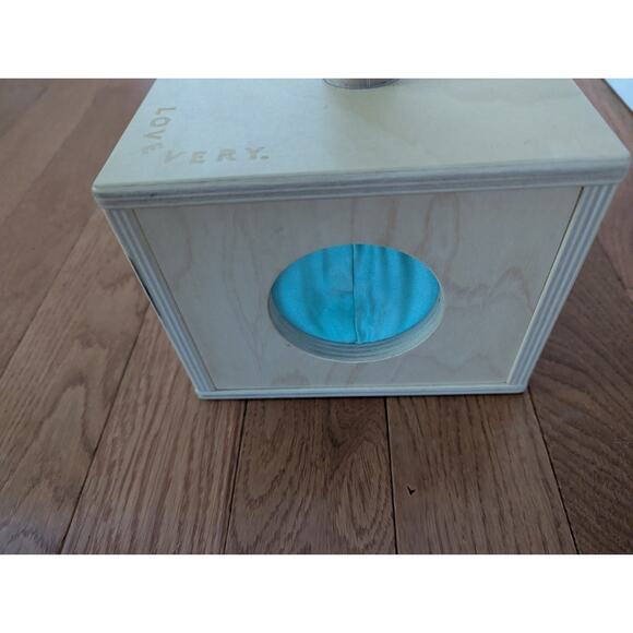 Lovevery Babbler Play Kit 12-18 Month Slide & Seek Ball Run Wood Toy Two Balls - Picture 3 of 4